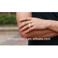 Korean Wholesale Saudi Micron Gold Plated Ceramic Ring